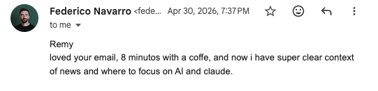 a reader on AI with Remy